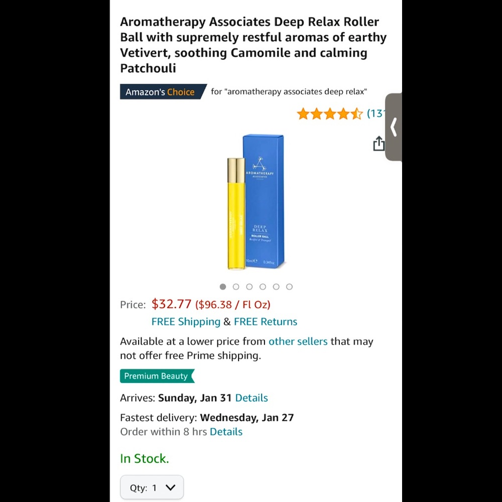 Brand New Roll-On Aromatherapy!